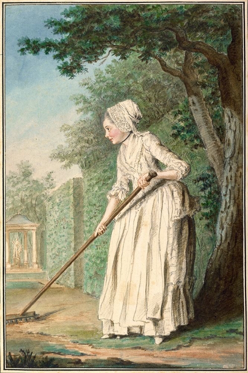 Picture of THE DUCHESS OF CHAULNES AS A GARDENER IN AN ALLÉE, 1771