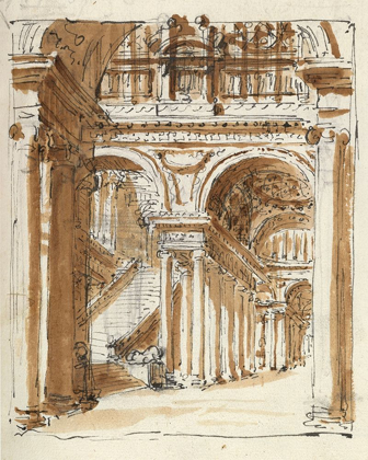 Picture of GRAND ENTRANCE HALL, ITALY, 1786