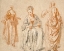 Picture of STUDIES OF THREE WOMEN