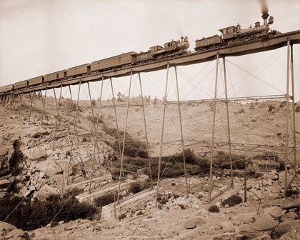 Picture of DALE CREEK BRIDGE, WYOMING, UNION PACIFIC RAILWAY, 1885