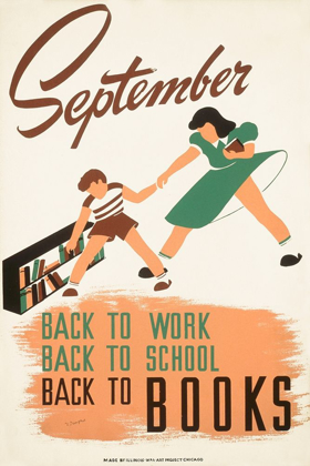 Picture of SEPTEMBER - BACK TO WORK - BACK TO SCHOOL - BACK TO BOOKS