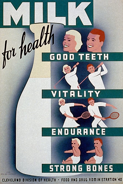 Picture of MILK - FOR HEALTH, GOOD TEETH, VITALITY, ENDURANCE, STRONG BONES