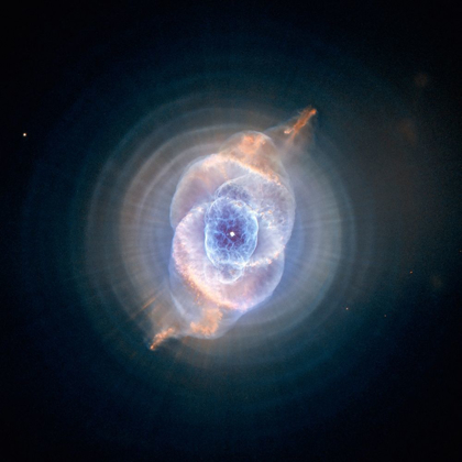 Picture of CATS EYE NEBULA, NGC 6543, MAY 4 2002
