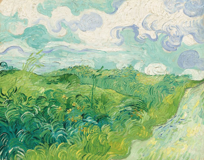 Picture of GREEN WHEAT FIELDS, AUVERS, 1890
