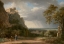 Picture of CLASSICAL LANDSCAPE WITH FIGURES AND SCULPTURE