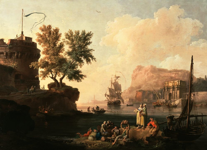 Picture of MEDITERRANEAN HARBOR SCENE