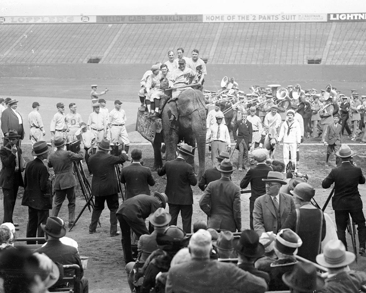 Picture of REPUBLICAN AND DEMOCRATIC BASEBALL GAME, MAY 1, 1926