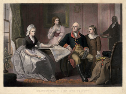 Picture of WASHINGTON AND HIS FAMILY