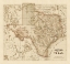 Picture of SCHONBERGS MAP OF TEXAS, 1866