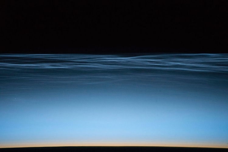 Picture of NOCTILUCENT CLOUDS OVER EARTH