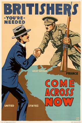 Picture of BRITISHERS, YOURE NEEDED--COME ACROSS NOW, 1917