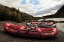 Picture of RAFTS AND THE NENANA RIVER, DENALI, ALASKA, USA