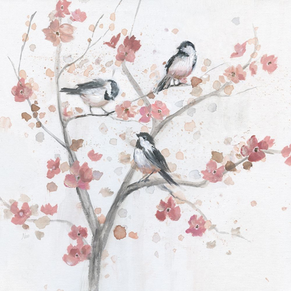 Picture of CHICKADEES IN SPRING I