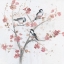 Picture of CHICKADEES IN SPRING I