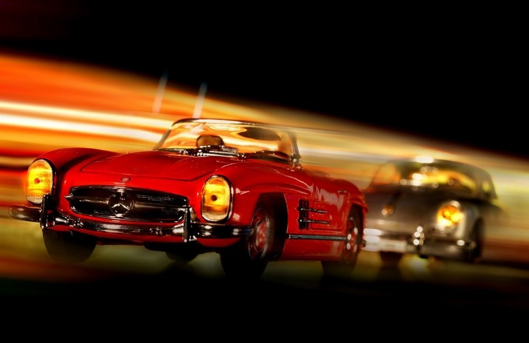 Picture of CARS IN ACTION - M.BENZ 300SL