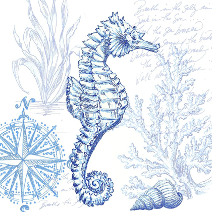 Picture of COASTAL SKETCHBOOK SEA HORSE