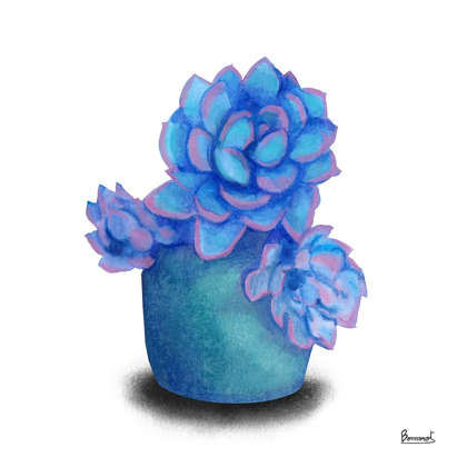 Picture of TURQUOISE SUCCULENTS I