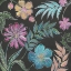 Picture of BOHO FLORALS ON BLACK I