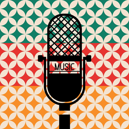 Picture of MICROPHONE MUSIC RETRO
