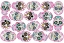 Picture of PINK SKULLS WHITE BACK