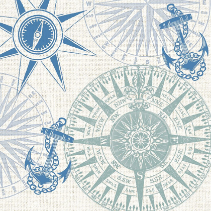 Picture of BY THE SEA COMPASS ROSE 1