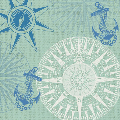 Picture of BY THE SEA COMPASS ROSE 2