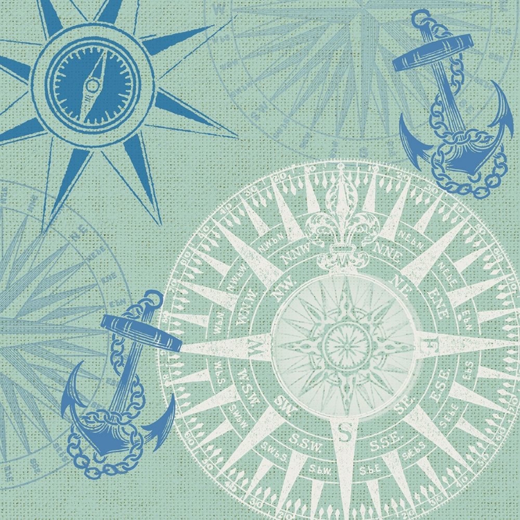 Picture of BY THE SEA COMPASS ROSE 2