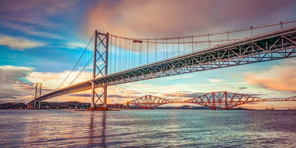 Picture of FORTH ROAD BIRDGE AT DUSK