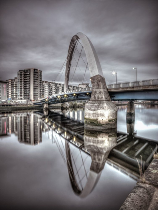 Picture of CLYDE ARC BRIDGE OVER RIVER, GLASGOW