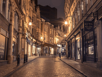 Picture of VIEW OF CANNON STREET AT NIGHT, BIRMINGHAM, UK
