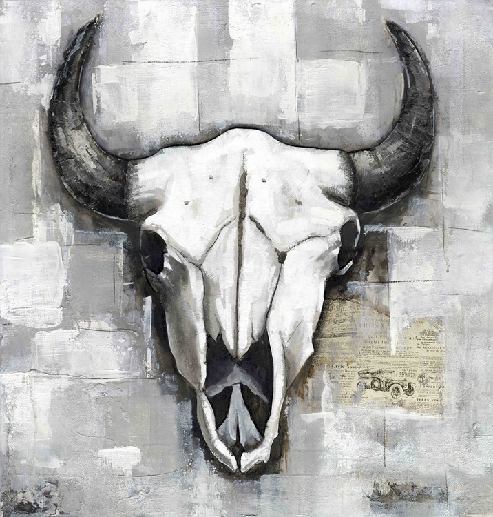 Picture of INDUSTRIAL STYLE BULL SKULL