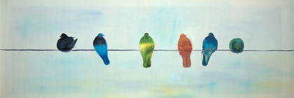 Picture of PERCHED ABSTRACT BIRDS
