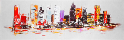 Picture of ABSTRACT CITY IN BRIGHT COLORS