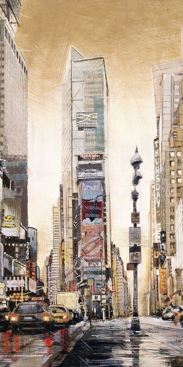 Picture of TIMES SQUARE WITH SKYSCRAPERS