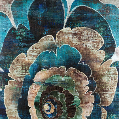 Picture of BLUE FLOWER MONTAGE