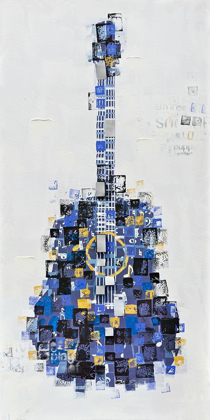 Picture of ABSTRACT GUITAR MADE OF SQUARES