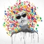 Picture of WOMAN STREET ART POP