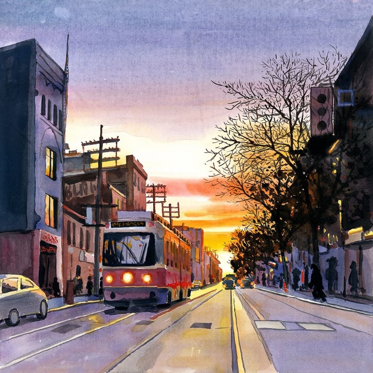 Picture of SUNSET STREETSCAPE TO TORONTO