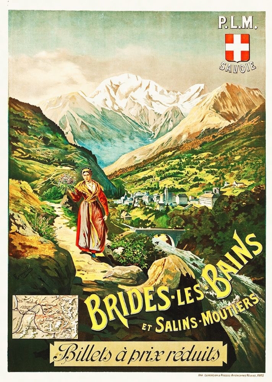 Picture of BRIDES LE BAINES, 1900