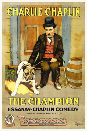 Picture of CHARLIE CHAPLIN, CHAMPION, THE,  1919 ESANNEY
