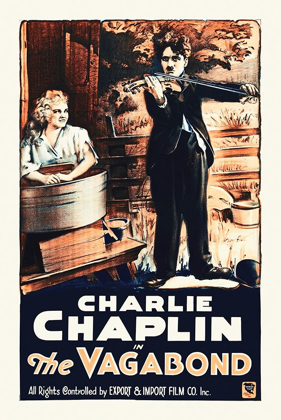 Picture of CHARLIE CHAPLIN, THE VAGABOND, 1916