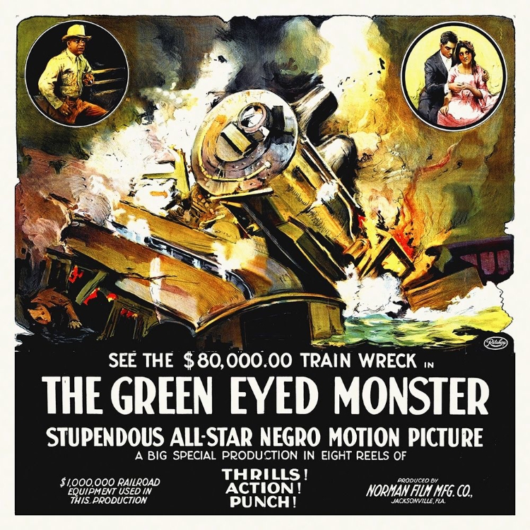 Picture of THE GREEN EYED MONSTER,  1919, 6 SHEET