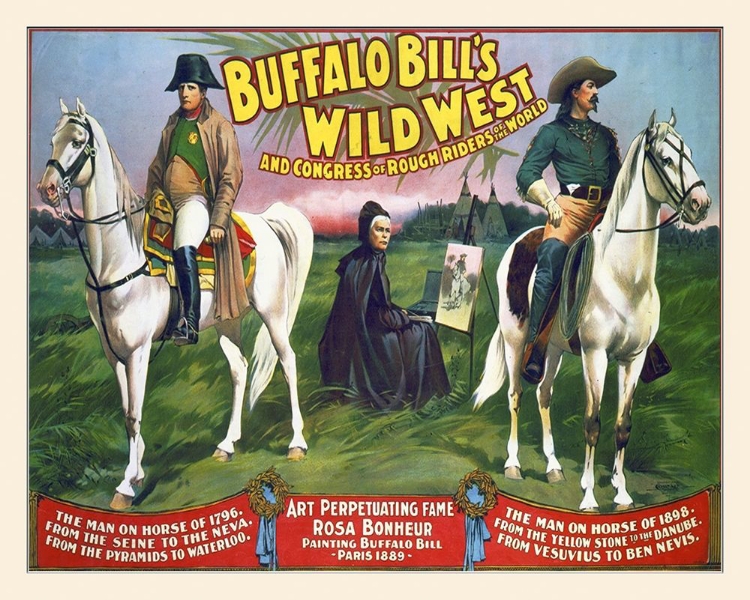 Picture of BUFFALO BILLS WILD WEST AND CONGRESS OF ROUGH RIDERS OF THE WORLD - 1896