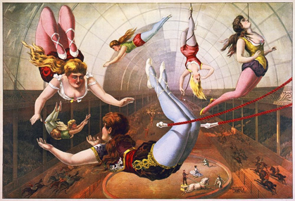 Picture of TRAPEZE ARTISTS IN CIRCUS