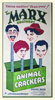Picture of MARX BROTHERS - ANIMAL CRACKERS 01