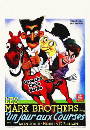 Picture of MARX BROTHERS - FRENCH - A DAY AT THE RACES 01
