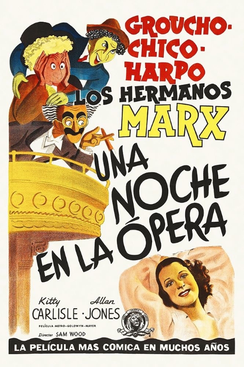 Picture of MARX BROTHERS - FRENCH - A NIGHT AT THE OPERA 02
