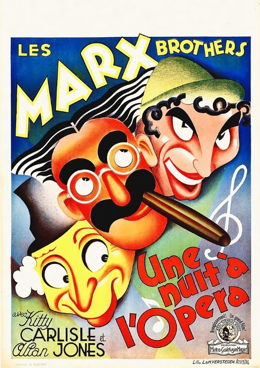 Picture of MARX BROTHERS - FRENCH - A NIGHT AT THE OPERA 03