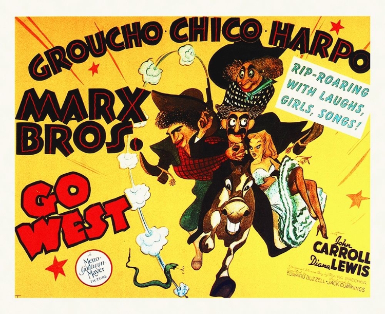 Picture of MARX BROTHERS - GO WEST 02