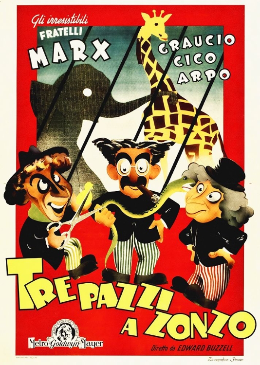 Picture of MARX BROTHERS - ITALIAN - AT THE CIRCUS 01